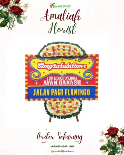 Bunga Papan Congratulation di Nusa Indah